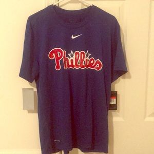 Philadelphia Phillies Nike Dri-Fit Tshirt (Large)